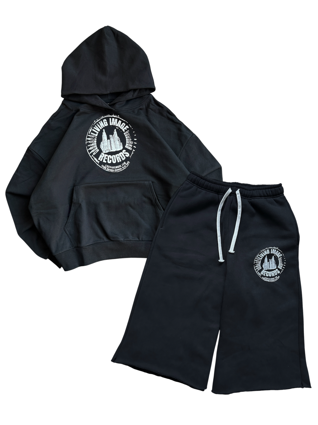 “Records” Hoodie and Sweat-shorts Bundle