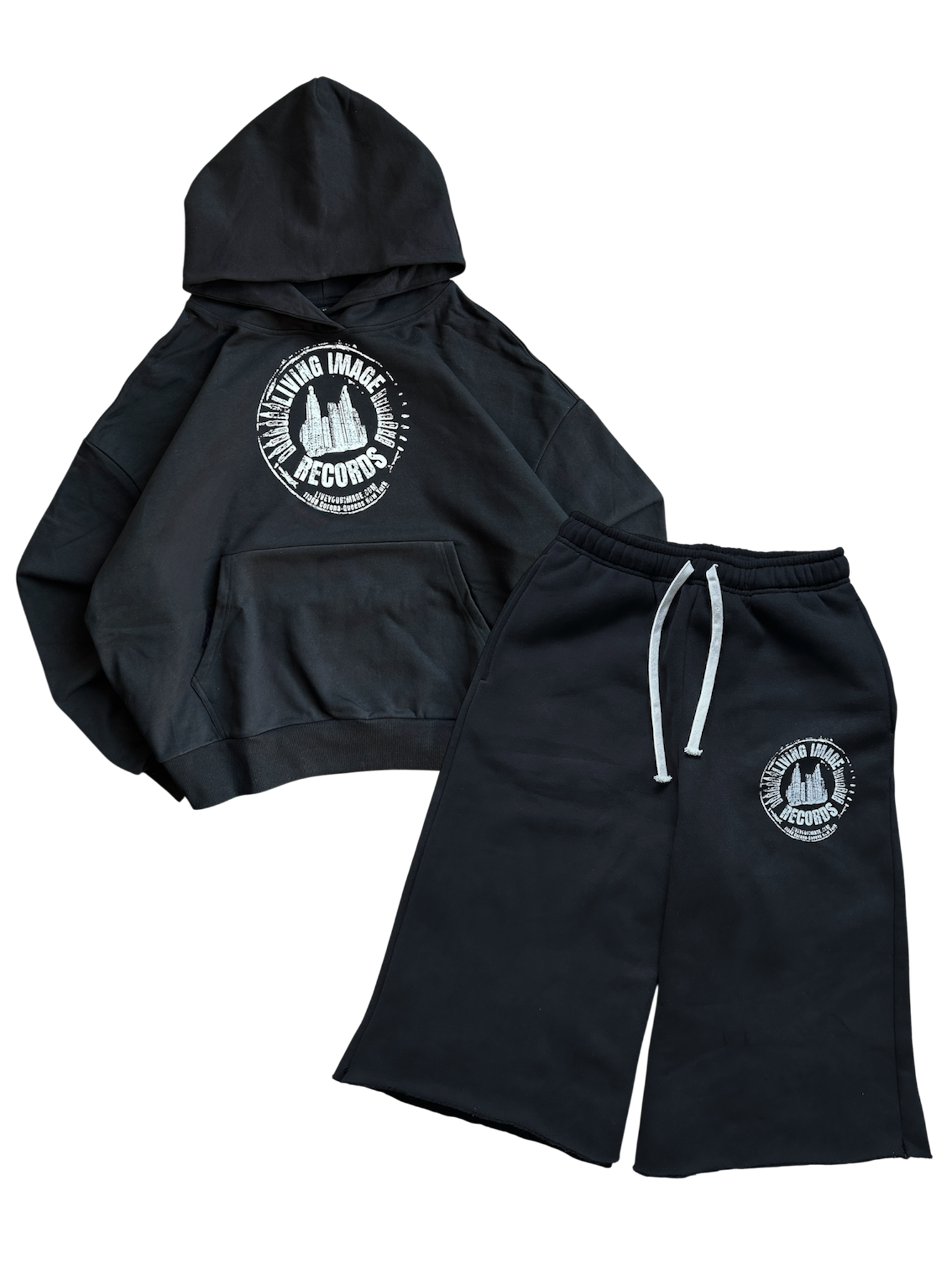 “Records” Hoodie and Sweat-shorts Bundle
