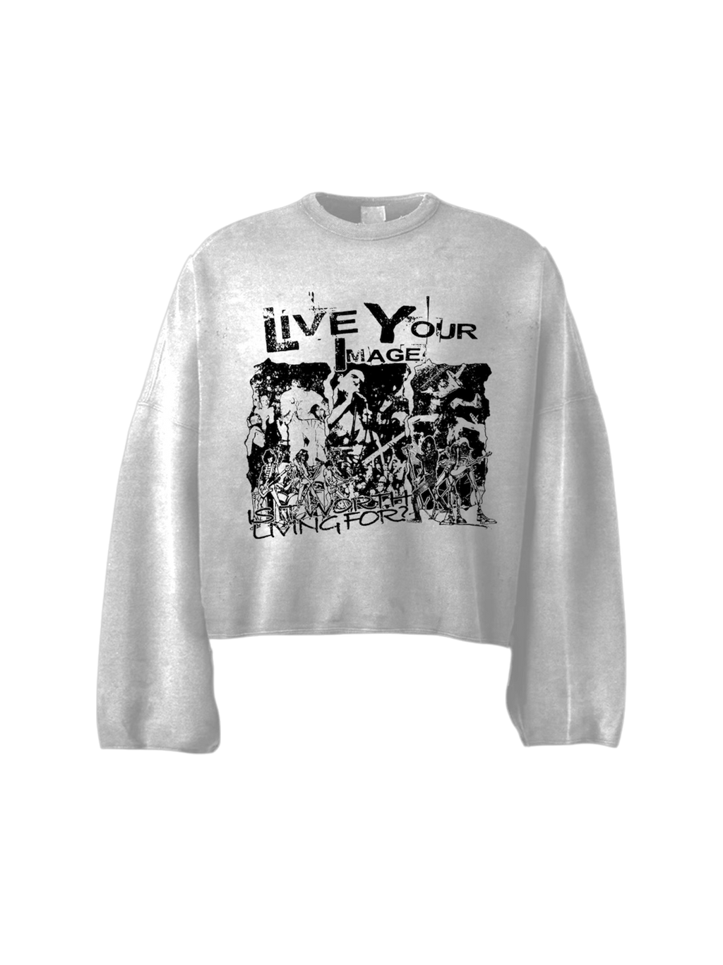 “Worthy” Longsleeve White