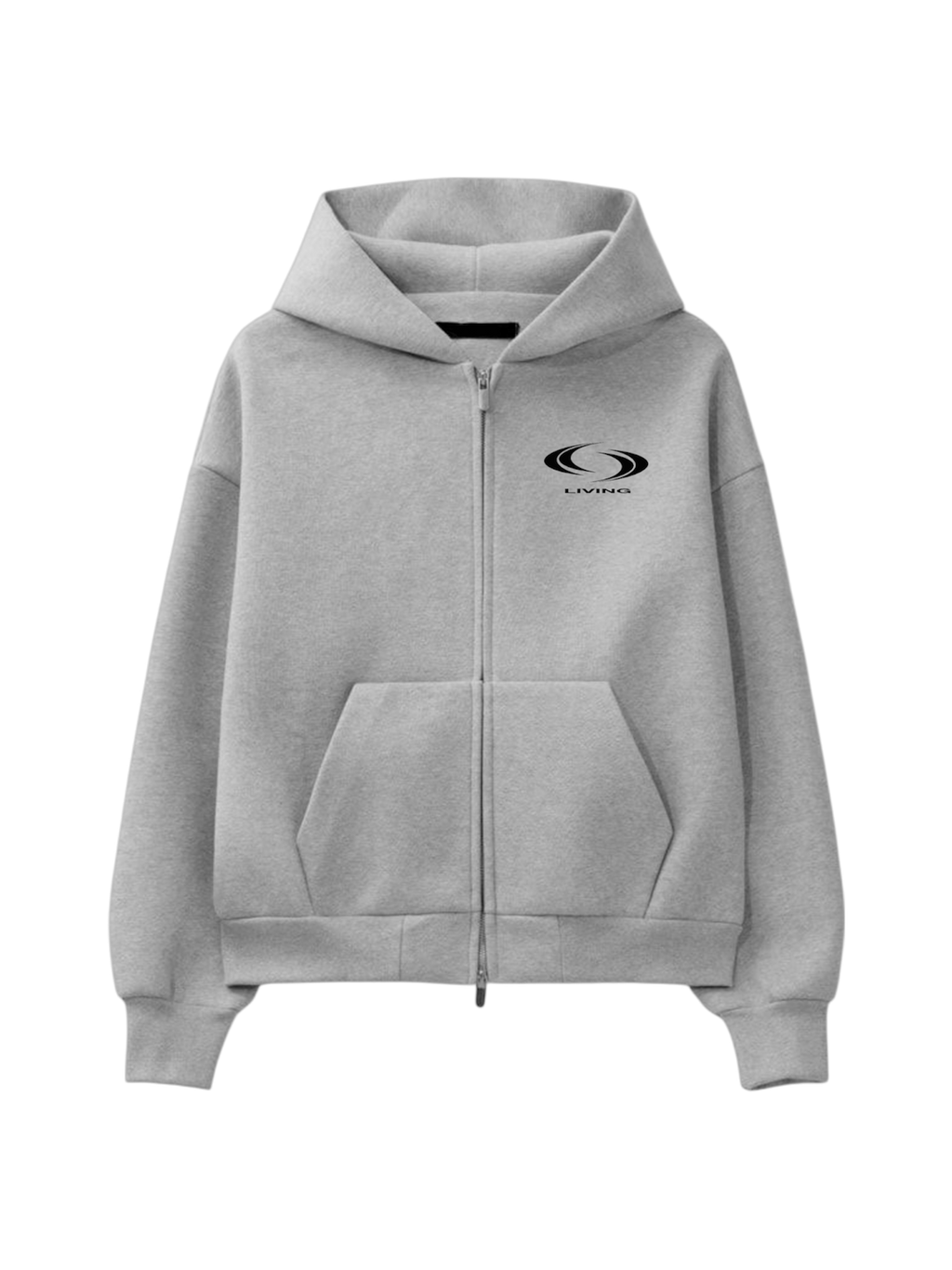“Logo” Zipup Grey
