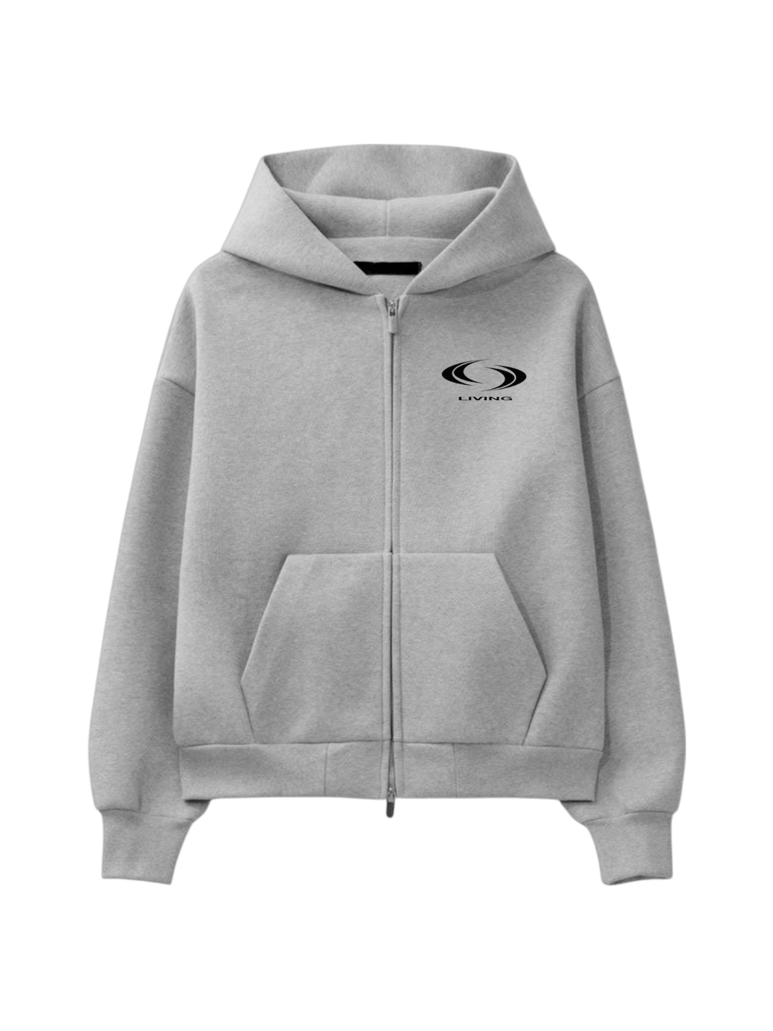 “Logo” Zipup Grey