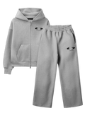 “Logo” Sweatsuit Bundle Grey