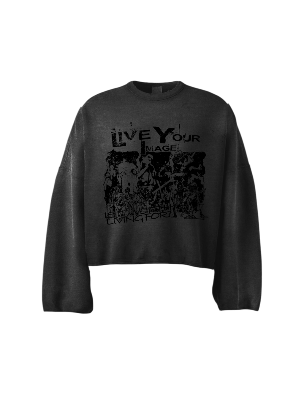 “Worthy” Longsleeve Dark Grey