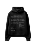 “Rejection” Hoodie Black